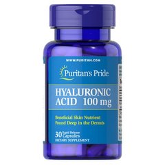 Puritan's Pride Hyaluronic Acid 100 mg 30 капсул