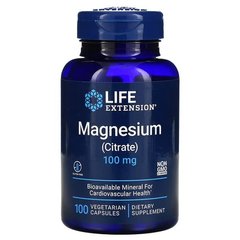 Life Extension Magnesium (Citrate) 100 mg 100 капсул Магній