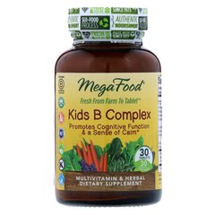 MegaFood Kids B Complex 30 табл Комплекс вітамінів групи В