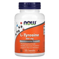 NOW Tyrosine 500 mg 120 капсул