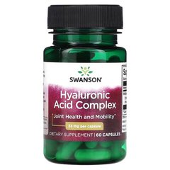 Swanson Hyaluronic Acid Complex 33 mg 60 капсул Гіалуронова кислота