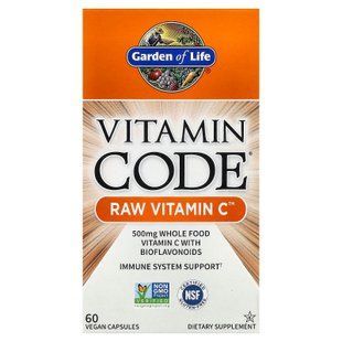 Garden of Life Vitamin Code RAW Vitamin C 60 капс. Витамин С