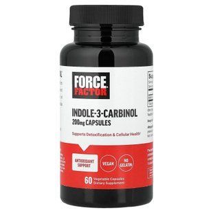 Force Factor Indole-3-Carbinol 200 mg 60 капс. Индол-3-Карбинол