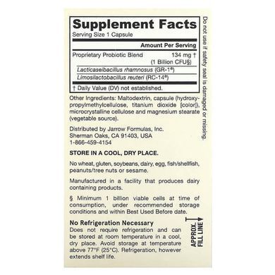 Jarrow Formulas Vegan Fem Dophilus 1 Billion CFU 60 растительных капсул Пробиотики и пребиотики