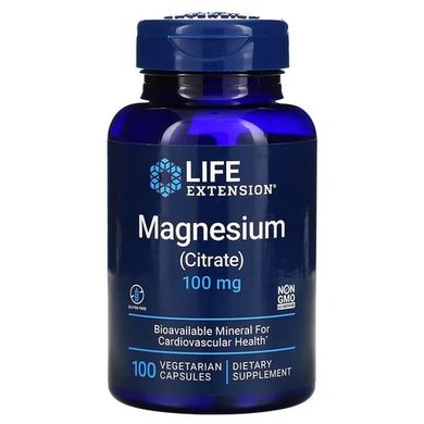 Life Extension Magnesium (Citrate) 100 mg 100 капс. Магний