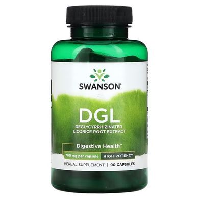 Swanson DGL Deglycyrrhizinated Licorice Root Extract 700 mg 90 капс. Солодка корень (Licorice)