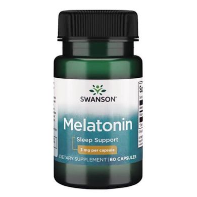 Swanson Melatonin 3 мг 60 капсул Мелатонин
