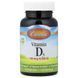 Carlson Vitamin D3 100 mcg (4,000 IU) 120 SoftGels