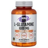 NOW L-Glutamine 1000 mg 120 капсул Глютамін
