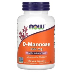 NOW D-Mannose 500 mg 120 капсул Інші екстракти