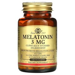 Solgar Melatonin 3 мг 120 таблеток Мелатонин
