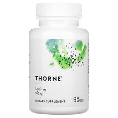 Thorne L-Lysine 500 mg 60 капсул Лізин