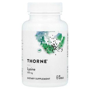 Thorne L-Lysine 500 mg 60 caps Лизин