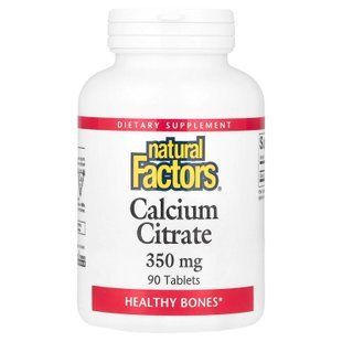 Natural Factors Calcium Citrate 350 mg 90 tab Кальций