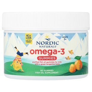 Nordic Naturals Nordic Omega-3 60 жевательных конфет Омега-3 для детей