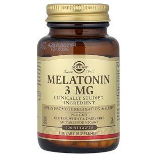Solgar Melatonin 3 mg 120 tab Мелатонин