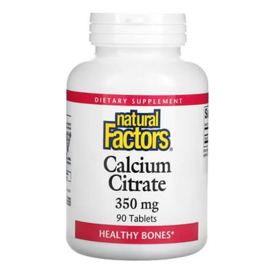 Natural Factors Calcium Citrate 350 mg 90 табл Кальций