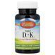 Carlson Super D3 + K2 5000IU/90mcg 45 растительных капсул