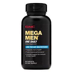 GNC Mega Men One Daily 60 табл Вітаміни для чоловіків
