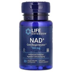 Life Extension NAD+ Cell Regenerator 100 mg 30 капсул Ніацин (B-3)