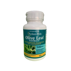Puritan's Pride Olive Leaf Extract 500 mg 60 капсул Оливкове листя