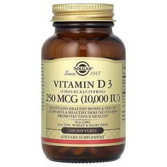 Solgar Vitamin D3 10,000 IU 120 капсул Вітамін D