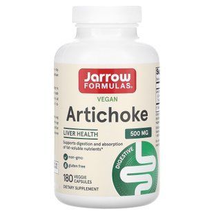 Jarrow Formulas Artichoke 500 mg 180 рослинних капсул Артишок