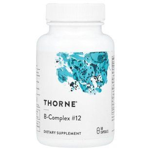 Thorne B-Complex #12 60 капсул Комплекс вітамінів групи В