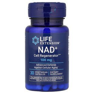 Life Extension NAD+ Cell Regenerator 100 mg 30 капсул Ніацин (B-3)