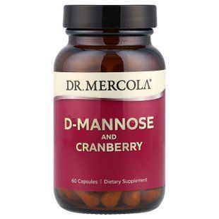 Dr. Mercola D-Mannose and Cranberry Extract 60 капсул Здоров'я сечовивідних шляхів