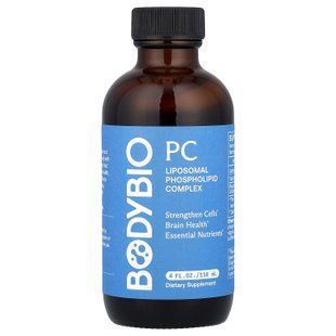 BodyBio PC Liposomal Phospholipid Complex 118 мл Холін (В-4)