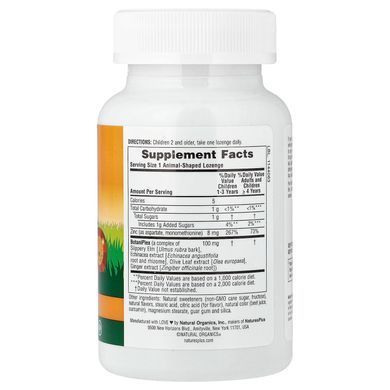 NaturesPlus Kid Zinc Lozenges 90 леденцов  Цинк для детей