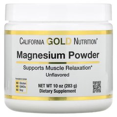 California Gold Nutrition Magnesium Powder Beverage 283 g Магній