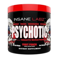 Insane Labz Psychotic 219 грамм, Фруктовый пунш