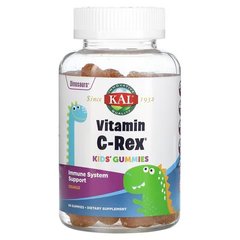 KAL Vitamin C-Rex Kids' 60 жувальних цукерок Вітамін С