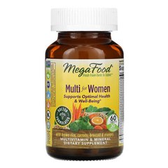MegaFood Multi for Women 60 табл Вітаміни для жінок