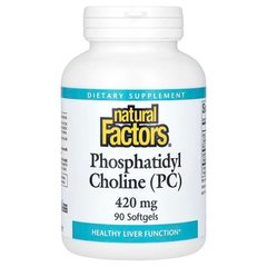 Natural Factors Phosphatidyl Choline (PC) 420 mg 90 капс. Холин (В-4)