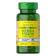 Puritan's Pride Herbavision with Lutein and Bilberry 240 капсул