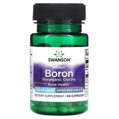 Swanson Boron Albion Glycine 6 mg 60 капсул Інші мінерали