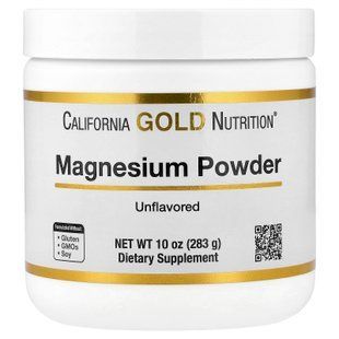California Gold Nutrition Magnesium Powder Beverage 283 г Магний