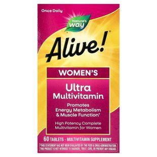 Nature's Way Alive! Women's Ultra Potency Complete Multivitamin 60 tab Витамины для женщин