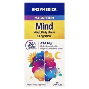 Enzymedica Magnesium Mind 350 mg 60 caps Магний