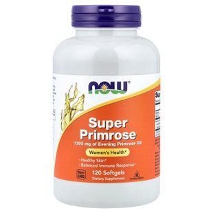 NOW Evening Primrose Oil 1300 mg 120 Softgels Примула вечерняя
