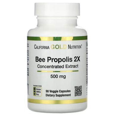 California Gold Nutrition Bee Propolis 500 mg 90 Капсул Інші екстракти