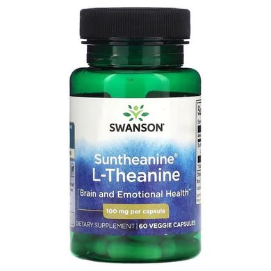 Swanson Suntheanine L-Theanine 100 mg 60 капс. Теанин