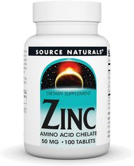 Source Naturals Zinc 50 mg 100 таблеток Цинк
