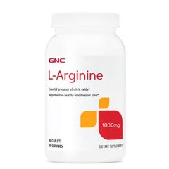 GNC L-Arginine 1000 mg 90 табл