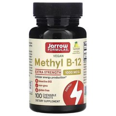 Jarrow Formulas Methyl B-12 1,000 mcg 100 сосательных таблеток Витамин B-12
