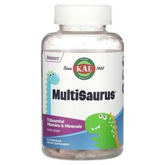 KAL MultiSaurus Mixed Berry 90 жувальних таблеток Комплекс мультивітамінів для дітей