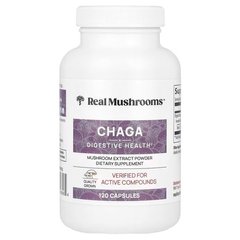 Real Mushrooms Chaga Mushroom 120 капсул Чага (Chaga)